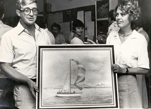 Painting presented to D & K ny RSYC 1981