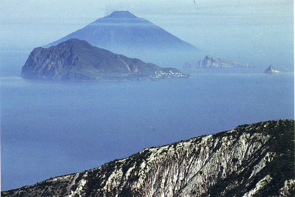 Stromboli and Panarea from Volcano